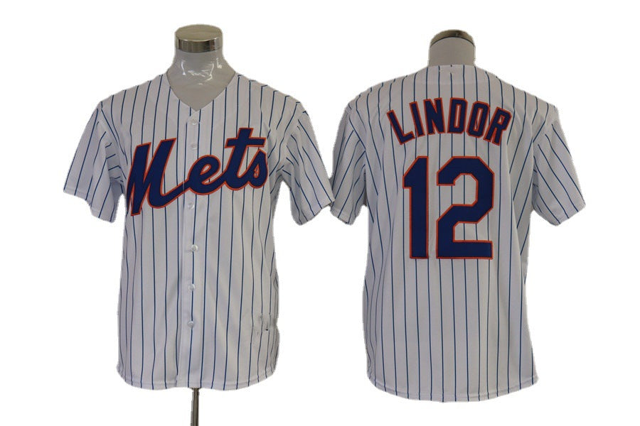 Major League Baseball New York Mets Jersey Uniform Francisco Lindor