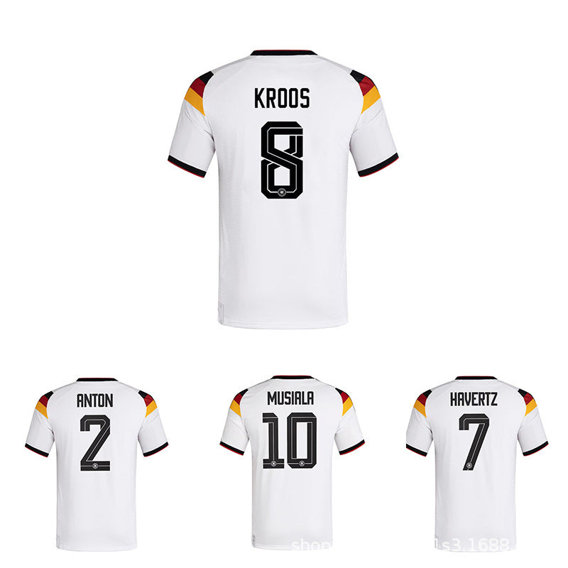 New 26 World Cup Argentina Spain Germany Belgium Football Uniform Messi Player Version Jersey