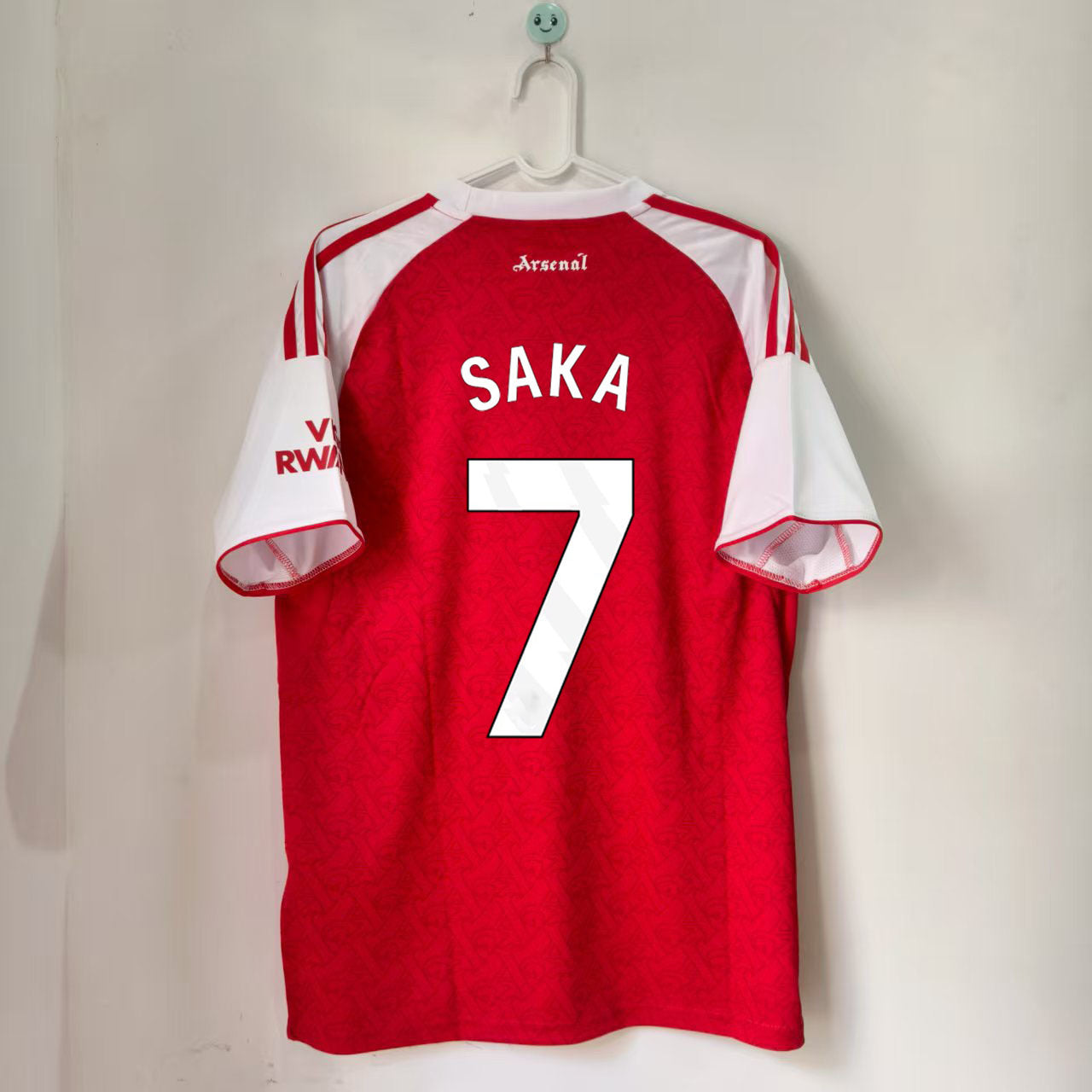 2526 Ansen Jersey Main Bus No. 7 Saka No. 8 Edelga Havalzhlis Short-Sleeved Football Jersey Top