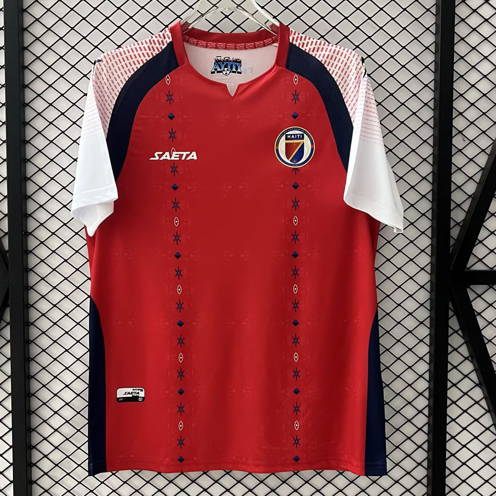 Adult Football Jersey T-Shirt Niche Sport National Team Haiti Soccer Jersey 26 World Cup Men's Top New Style