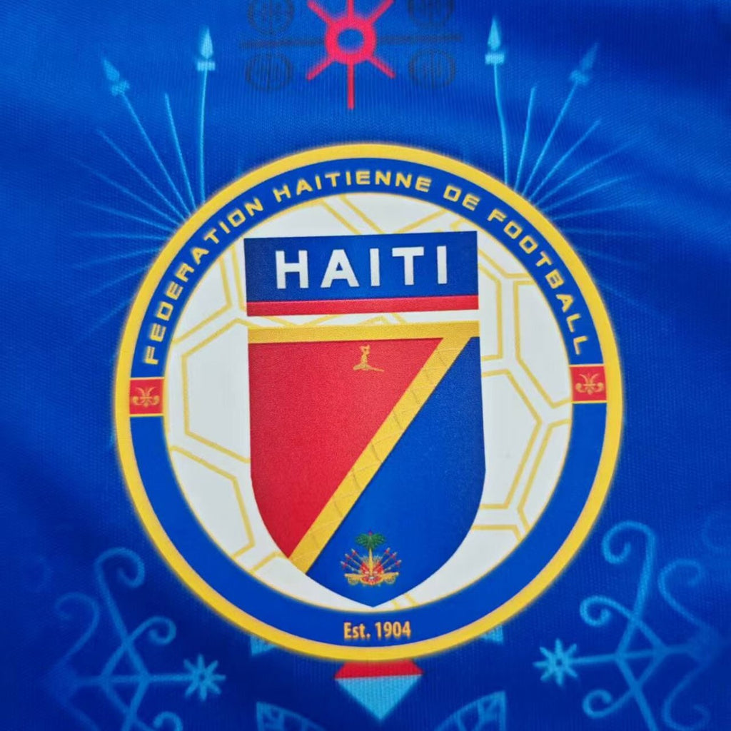 Adult Football Jersey T-Shirt Niche Sport National Team Haiti Soccer Jersey 26 World Cup Men's Top New Style