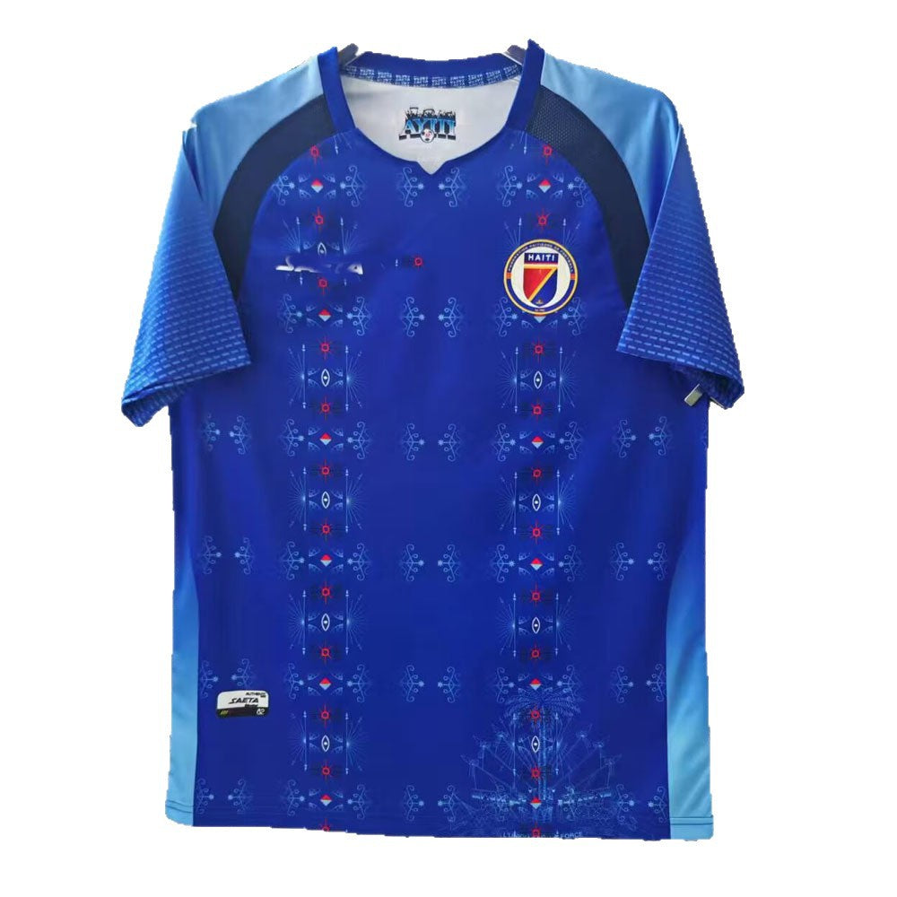 Adult Football Jersey T-Shirt Niche Sport National Team Haiti Soccer Jersey 26 World Cup Men's Top New Style