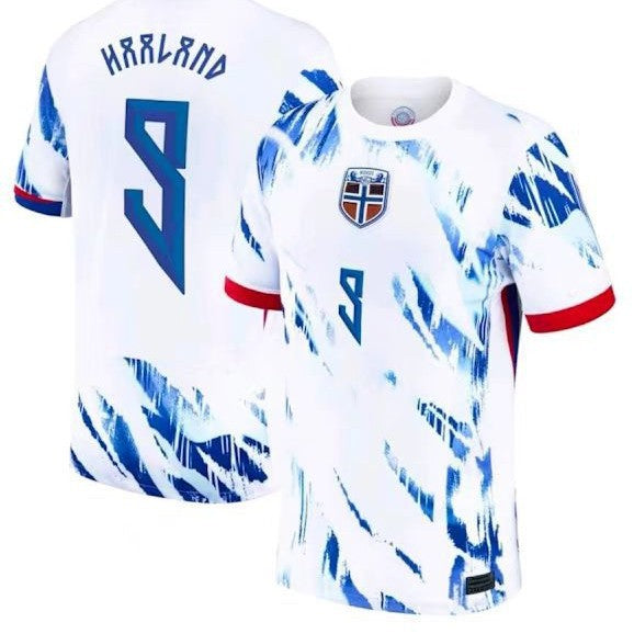 2024 Norway National Team Football Uniform Away Short Sleeves