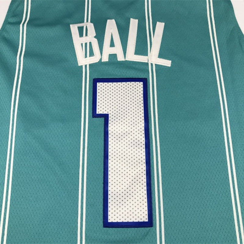 Lamelo ball #1 Basketball Uniform Jersey Hornets Sky Blue