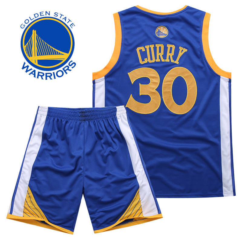 Warriors Jersey Set Curry No. 30 Basketball Jersey Wholesale Star Player
