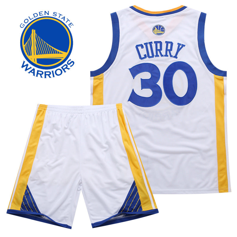 Warriors Jersey Set Curry No. 30 Basketball Jersey Wholesale Star Player