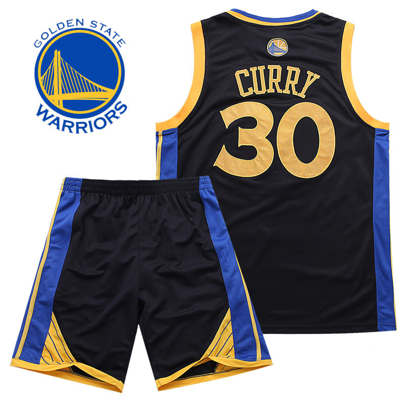 Warriors Jersey Set Curry No. 30 Basketball Jersey Wholesale Star Player