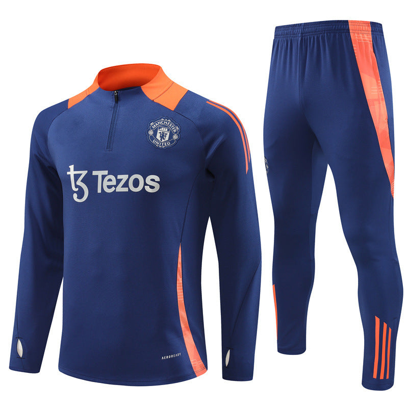 New Football Training Suit Paris Inter Milan Barcelona Tottenham Arsenal Chelsea Children's Long-Sleeved Suit