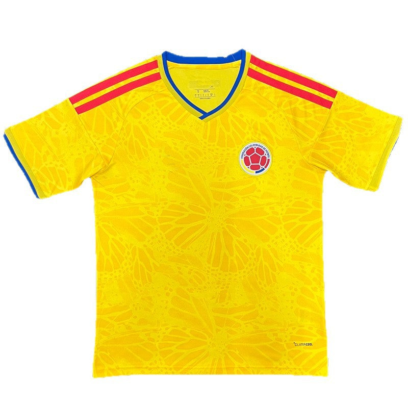 2627 Colombia Y Jersey Wholesale Short-Sleeved Football Shirt World Cup Style Football Shirt Cross-Border Number 10 J Luo James