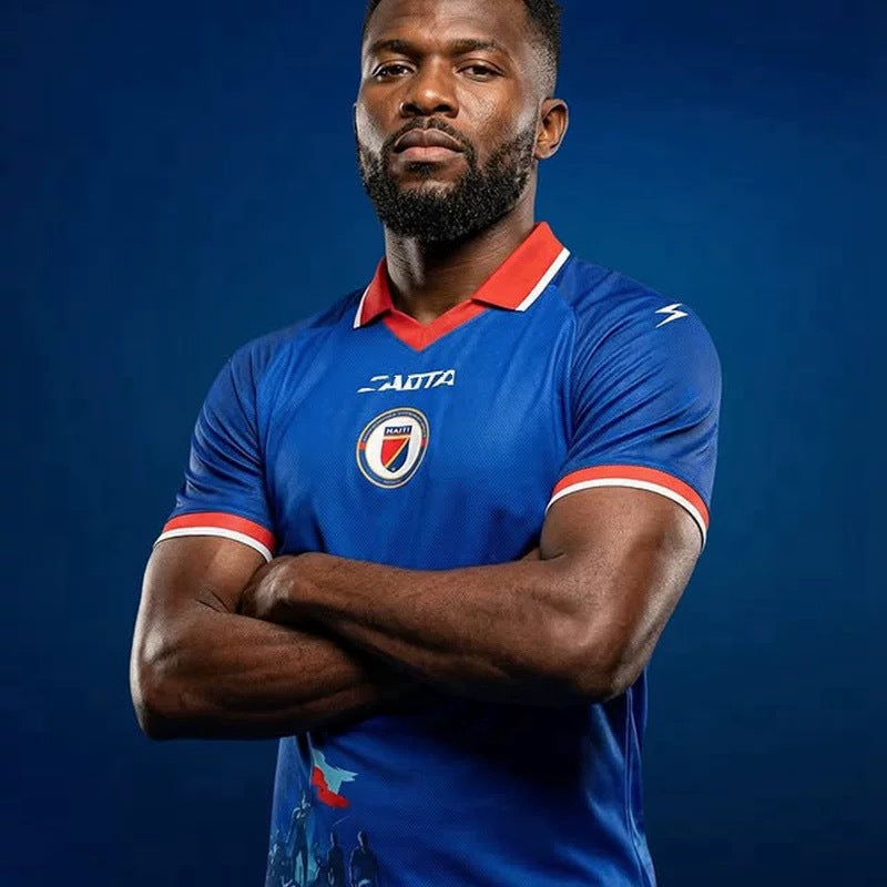 2026World Cup Haiti National Team Home and Away Jerseys Haiti Men's Short-Sleeve Football Uniforms