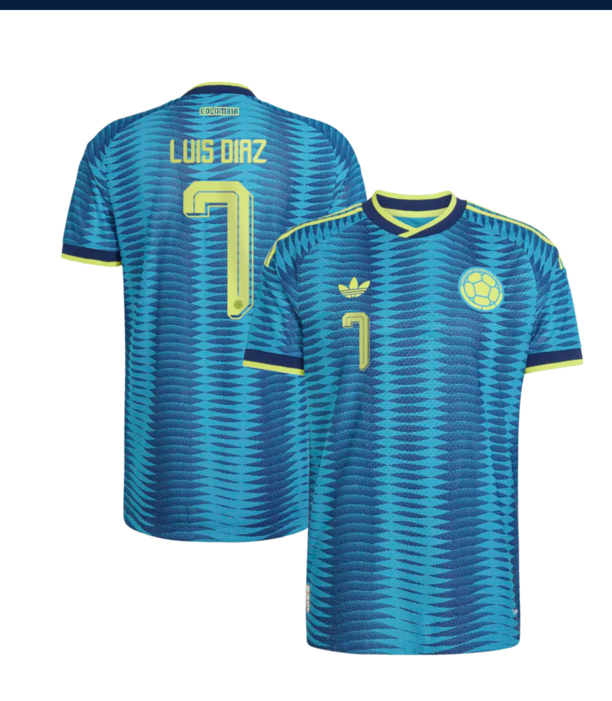 Colombia Luis Díaz Away Jersey #7