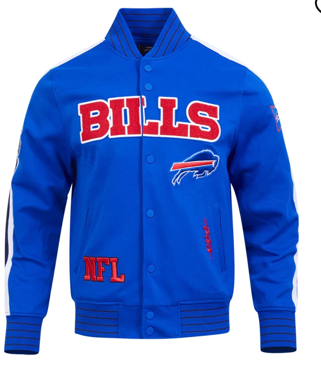 Buffalo Bills jacket.