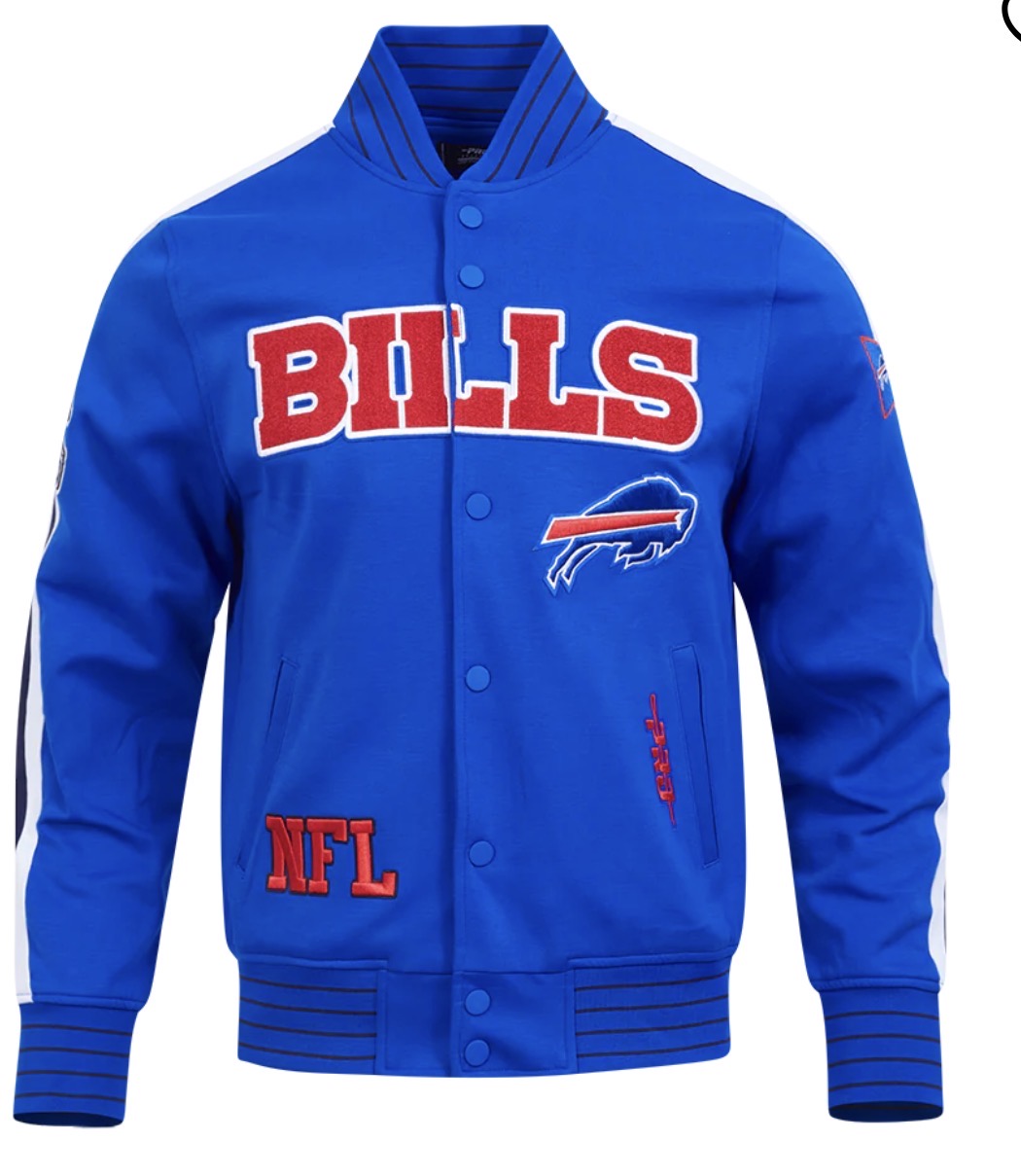Buffalo Bills jacket.