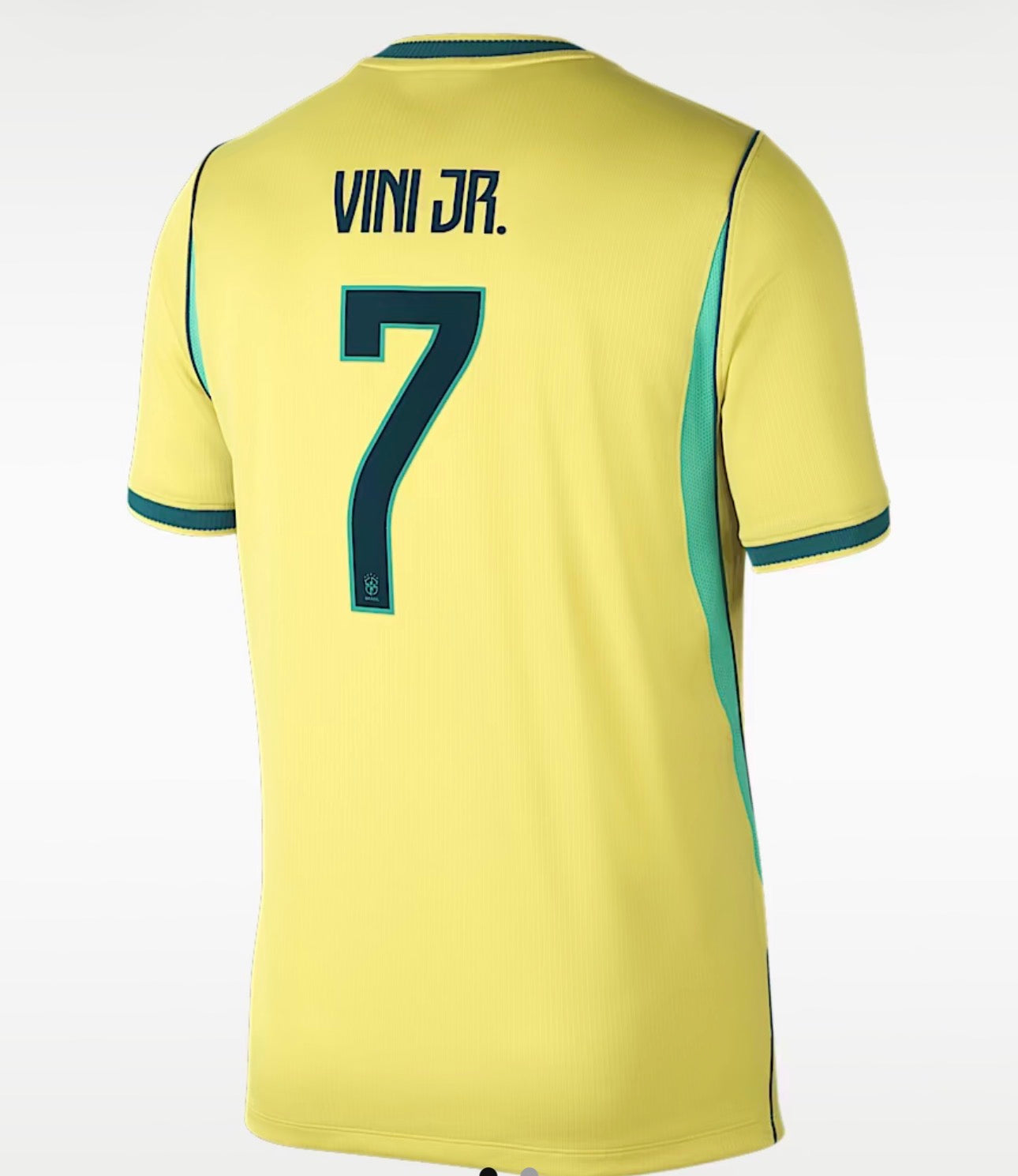 Vini jr. Brasil home jersey