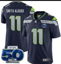 Seattle Seahawks 50 th Season Jersey - All Stitched