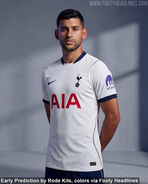 26-27 Tottenham spurs home jersey