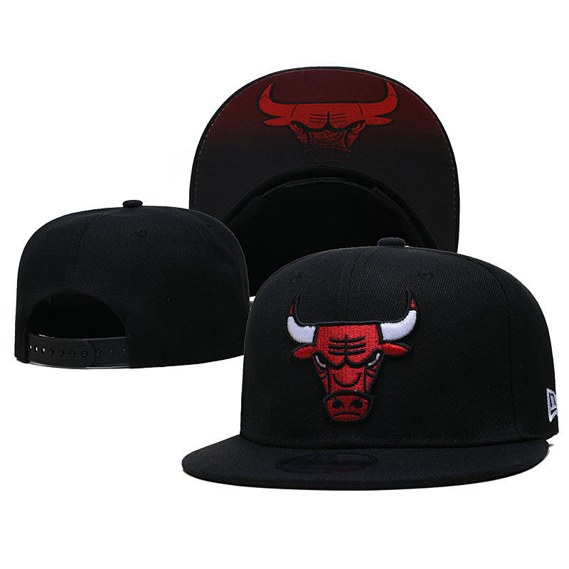 New Nba Season Sports Basketball Cap TlBulls Heat Summer Sunshade Adjustable Size Flat Cap