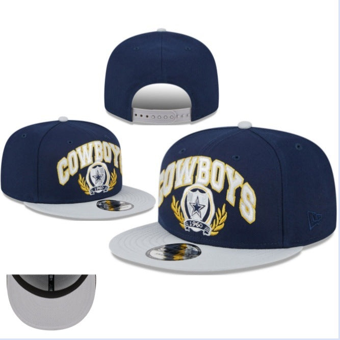 Mlb Adjustable Hat Nfl Men's and Women's Hip-Hop Embroidered Outdoor Sun Protection Hat Nba Basketball Hat Large Brim Wide Brim Sun Protection