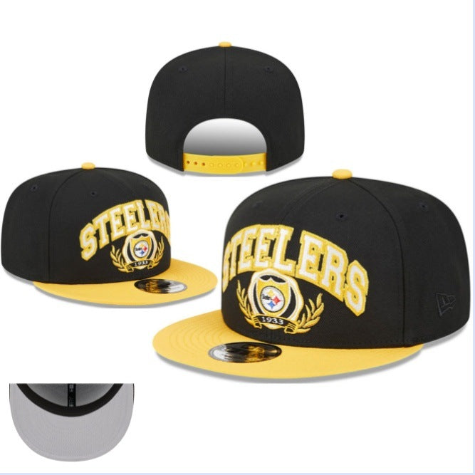 Mlb Adjustable Hat Nfl Men's and Women's Hip-Hop Embroidered Outdoor Sun Protection Hat Nba Basketball Hat Large Brim Wide Brim Sun Protection