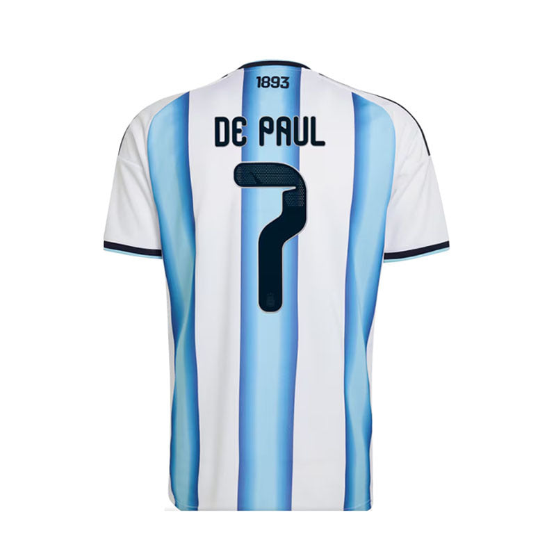 New 26 World Cup Argentina Spain Germany Belgium Football Uniform Messi Player Version Jersey