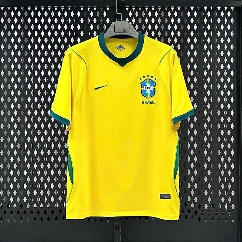 New Brazil Team Brazil World Cup Sportswear National Team Jersey Custom Short-Sleeved T-Shirt Cross-Border Dropshipping Customization