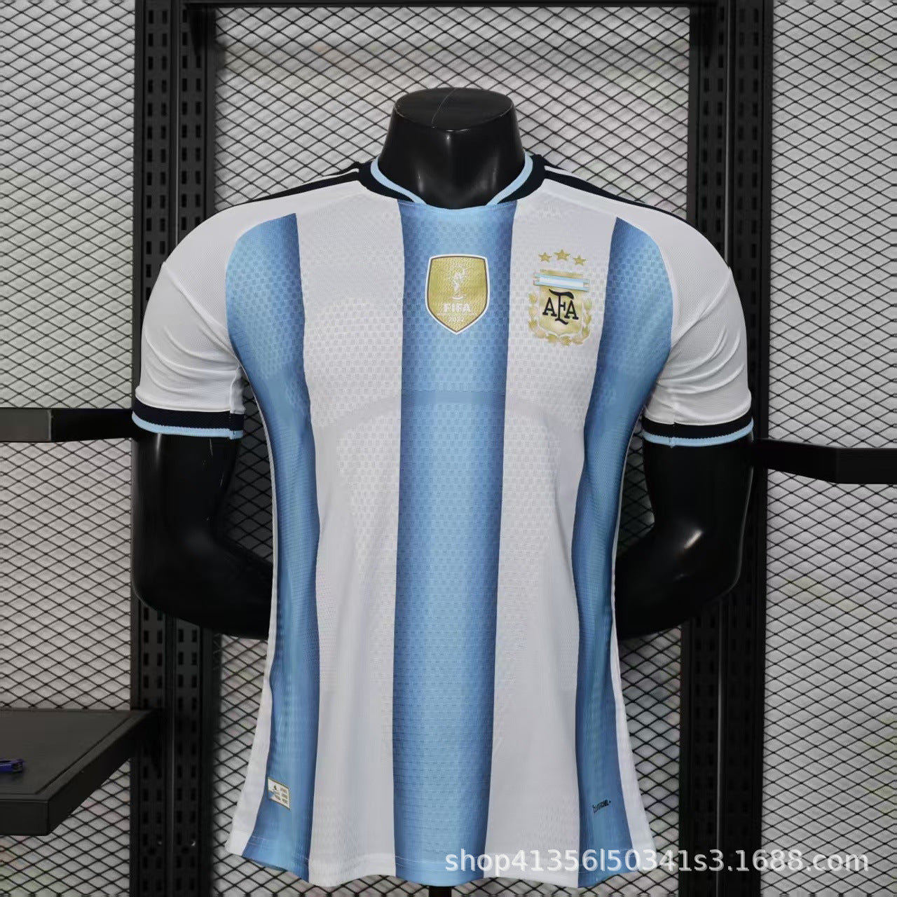 New 26 World Cup Argentina Spain Germany Belgium Football Uniform Messi Player Version Jersey