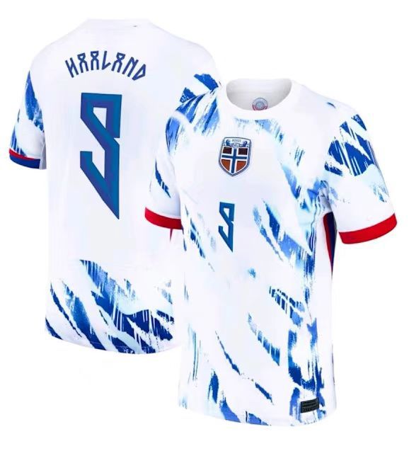 2024 Norway National Team Football Uniform Away Short Sleeves