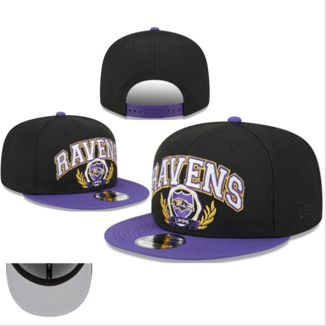 Mlb Adjustable Hat Nfl Men's and Women's Hip-Hop Embroidered Outdoor Sun Protection Hat Nba Basketball Hat Large Brim Wide Brim Sun Protection