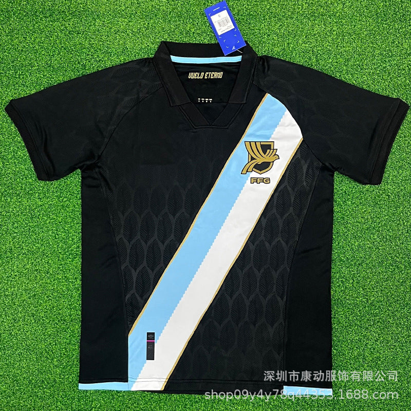 2627 Argentina Football Jersey World Cup Jersey Short-Sleeved New Fan Training and Competition Uniform Cross-Border No. 10 Messi