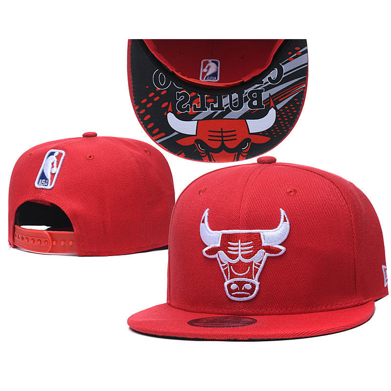 New Nba Season Sports Basketball Cap TlBulls Heat Summer Sunshade Adjustable Size Flat Cap