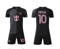 25-26 Miami Away Black No.10 Messi Football Suit Children's Adult Jersey Size 14-3XL