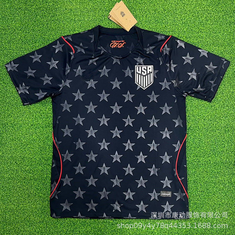 2627 Argentina Football Jersey World Cup Jersey Short-Sleeved New Fan Training and Competition Uniform Cross-Border No. 10 Messi