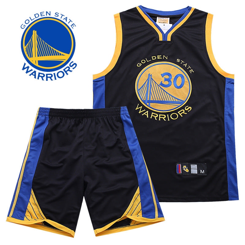 Warriors Jersey Set Curry No. 30 Basketball Jersey Wholesale Star Player