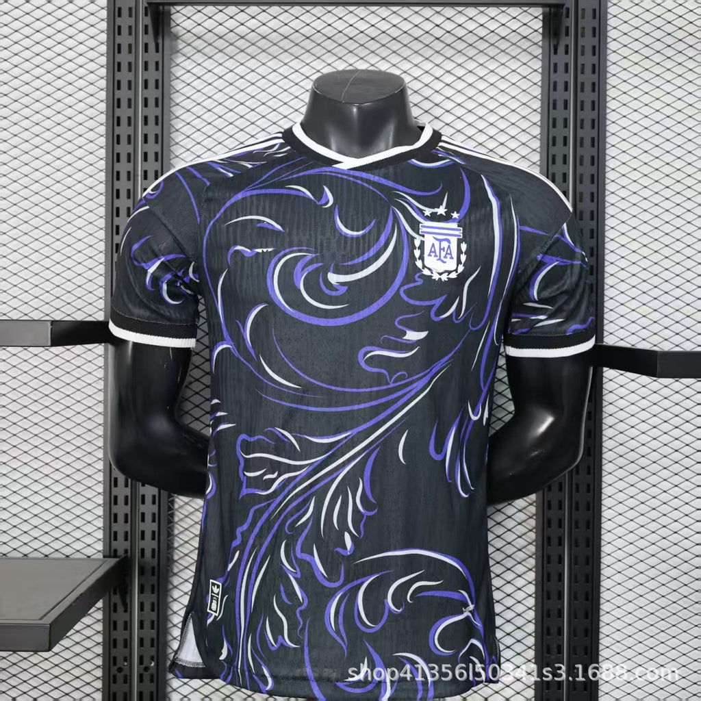 New 26 World Cup Argentina Spain Germany Belgium Football Uniform Messi Player Version Jersey