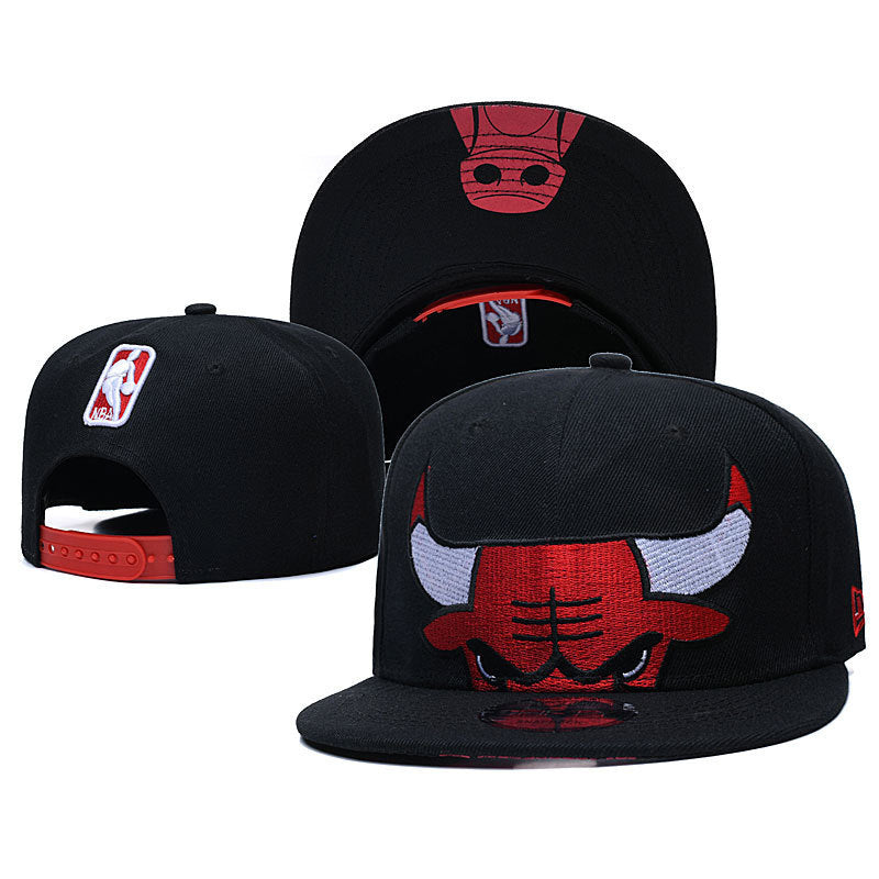New Nba Season Sports Basketball Cap TlBulls Heat Summer Sunshade Adjustable Size Flat Cap