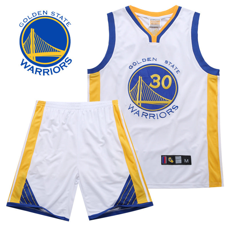 Warriors Jersey Set Curry No. 30 Basketball Jersey Wholesale Star Player
