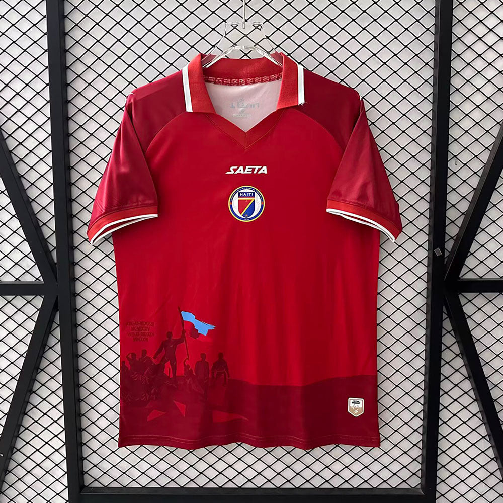 2026World Cup Haiti National Team Home and Away Jerseys Haiti Men's Short-Sleeve Football Uniforms