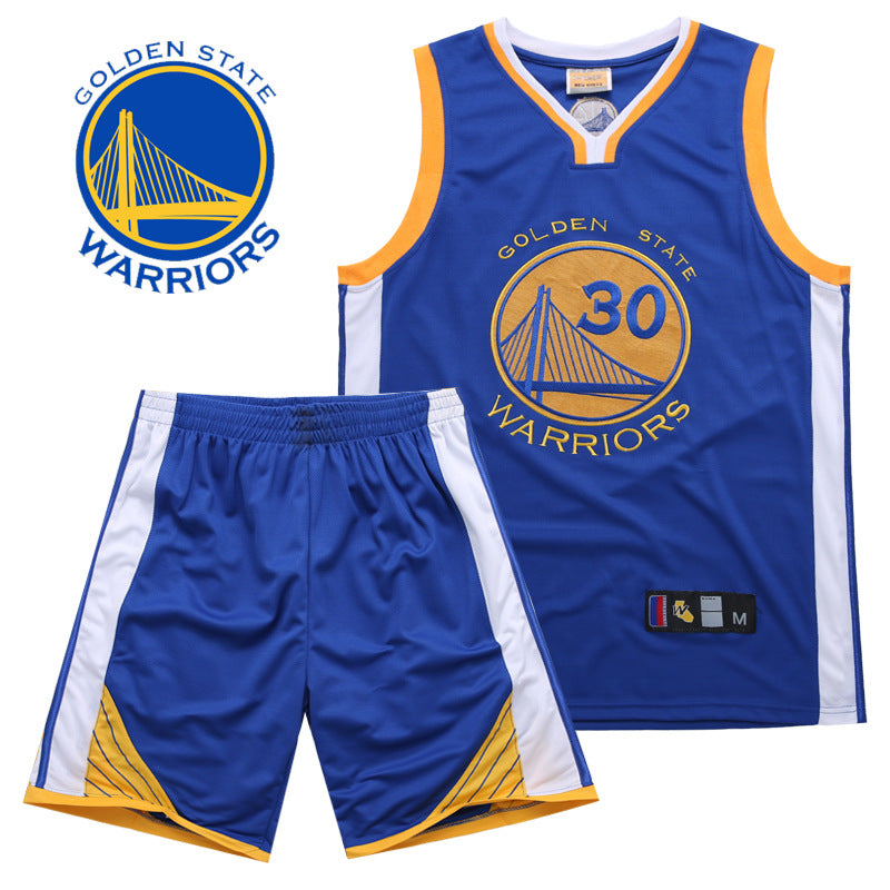 Warriors Jersey Set Curry No. 30 Basketball Jersey Wholesale Star Player