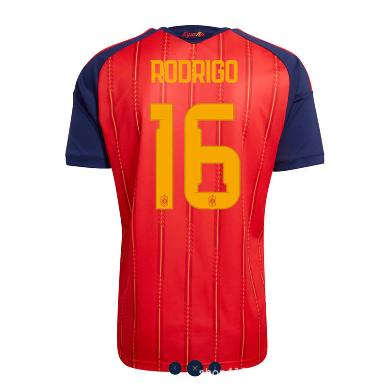 New 26 World Cup Argentina Spain Germany Belgium Football Uniform Messi Player Version Jersey