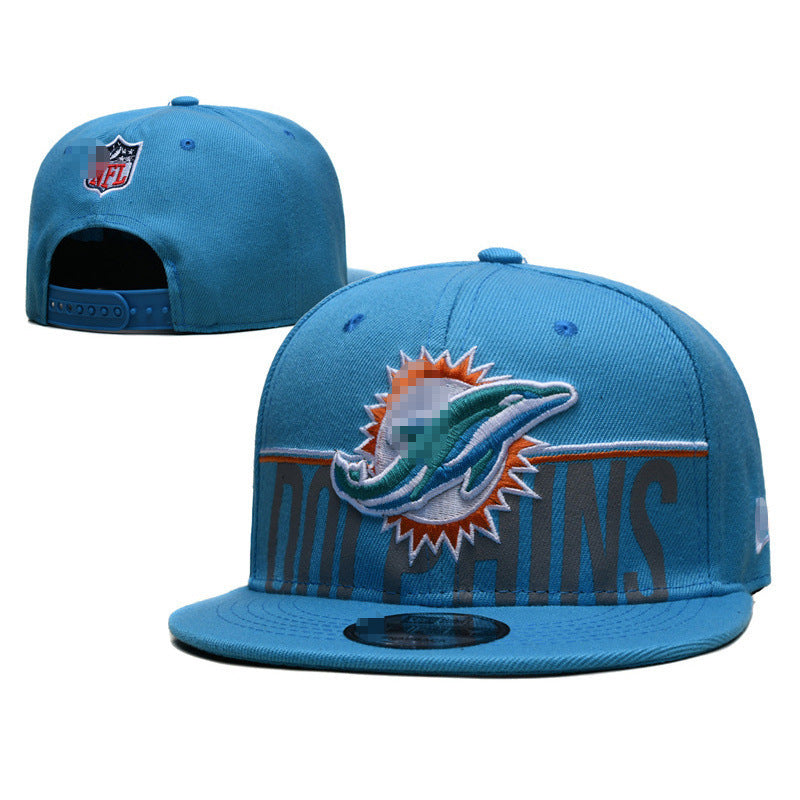 2026 New Nfl Hat Football Hat for Men and Women Hip-Hop Embroidered Flat-Brimmed Hat Outdoor Sun Protection Visor