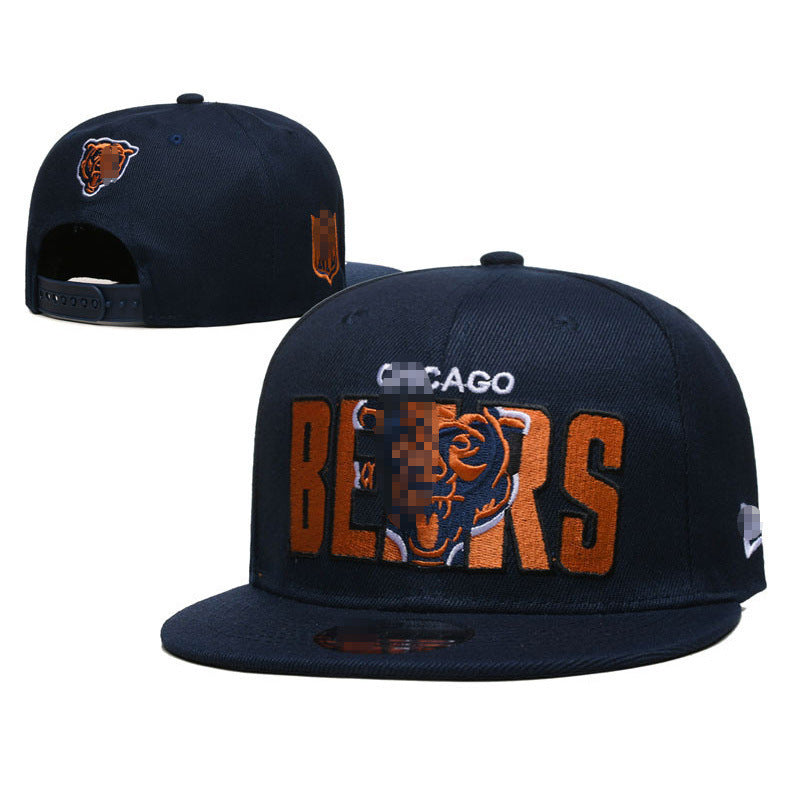 2026 New Nfl Hat Football Hat for Men and Women Hip-Hop Embroidered Flat-Brimmed Hat Outdoor Sun Protection Visor