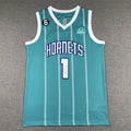 Lamelo ball #1 Basketball Uniform Jersey Hornets Sky Blue