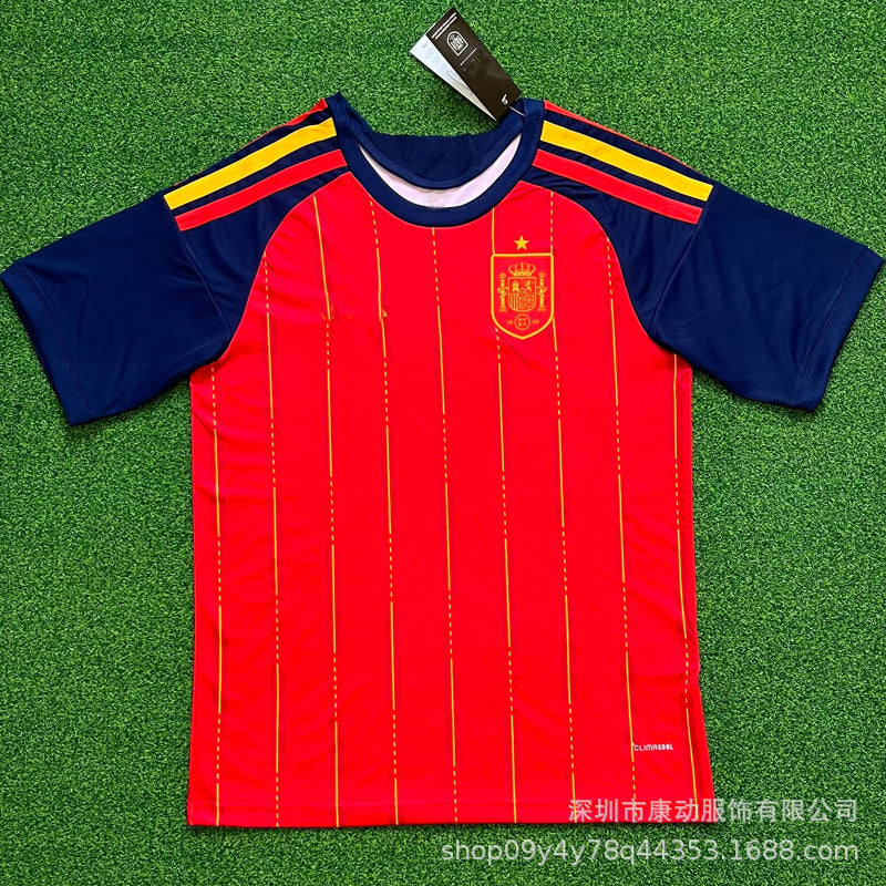 2627 Argentina Football Jersey World Cup Jersey Short-Sleeved New Fan Training and Competition Uniform Cross-Border No. 10 Messi