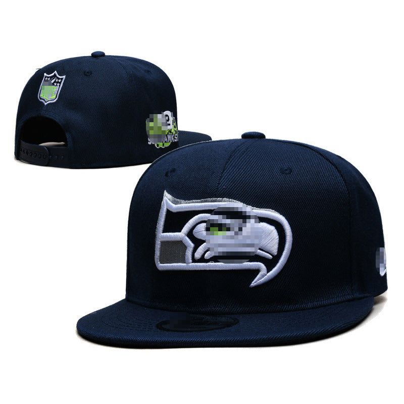 2026 New Nfl Hat Football Hat for Men and Women Hip-Hop Embroidered Flat-Brimmed Hat Outdoor Sun Protection Visor