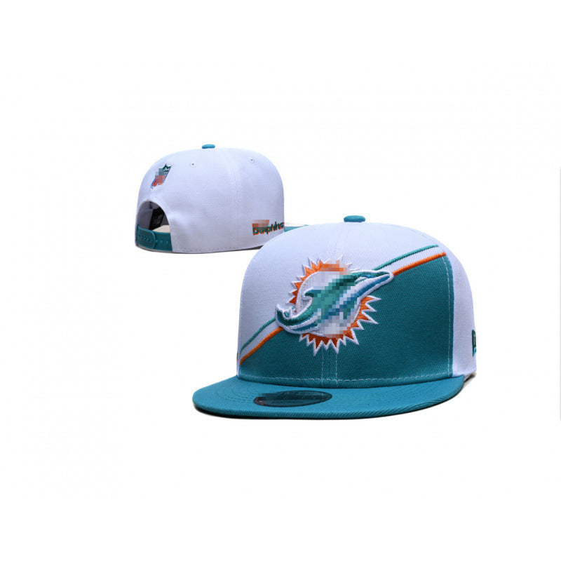 2026 New Nfl Hat Football Hat for Men and Women Hip-Hop Embroidered Flat-Brimmed Hat Outdoor Sun Protection Visor