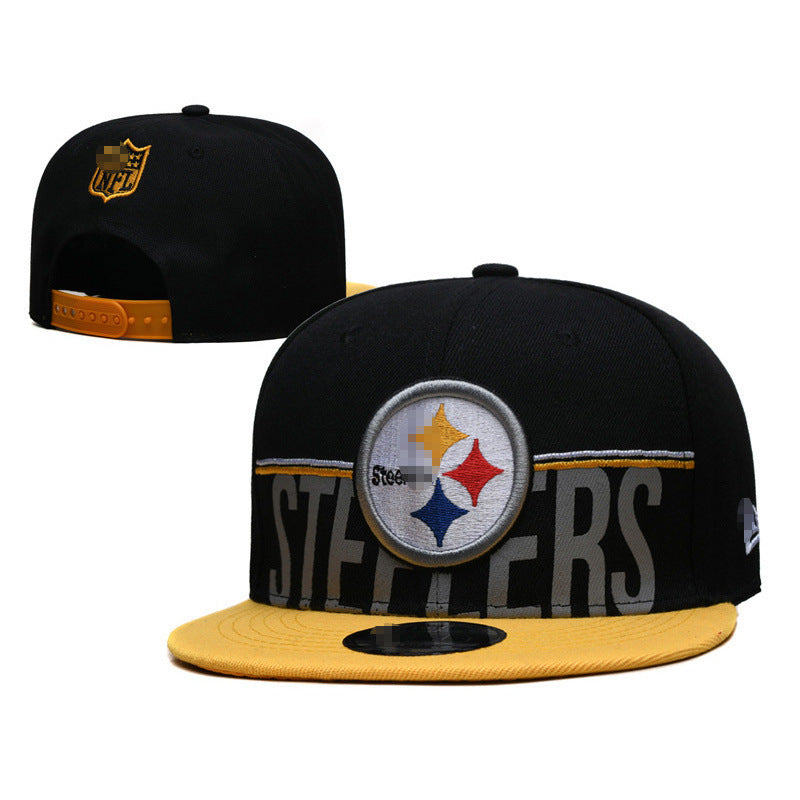 2026 New Nfl Hat Football Hat for Men and Women Hip-Hop Embroidered Flat-Brimmed Hat Outdoor Sun Protection Visor