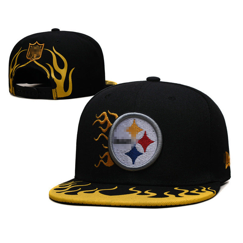 2026 New Nfl Hat Football Hat for Men and Women Hip-Hop Embroidered Flat-Brimmed Hat Outdoor Sun Protection Visor