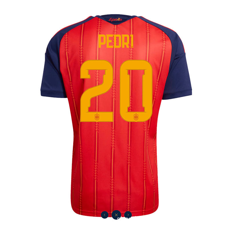 New 26 World Cup Argentina Spain Germany Belgium Football Uniform Messi Player Version Jersey