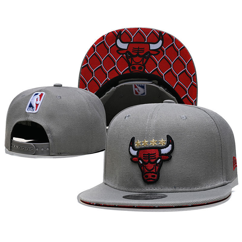 New Nba Season Sports Basketball Cap TlBulls Heat Summer Sunshade Adjustable Size Flat Cap