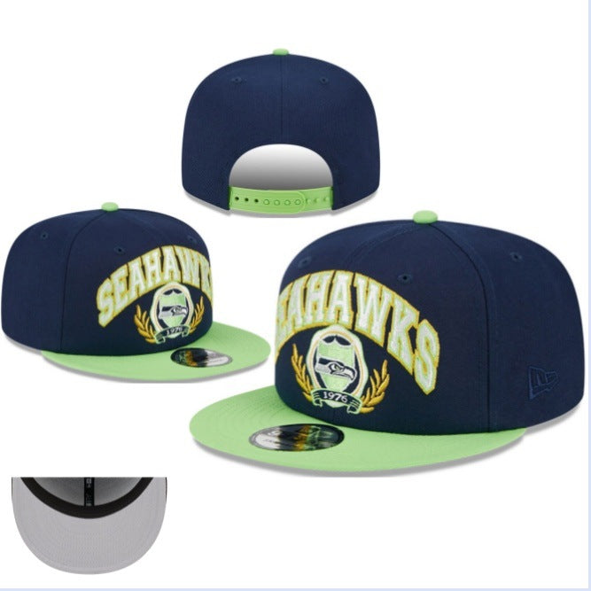 Mlb Adjustable Hat Nfl Men's and Women's Hip-Hop Embroidered Outdoor Sun Protection Hat Nba Basketball Hat Large Brim Wide Brim Sun Protection